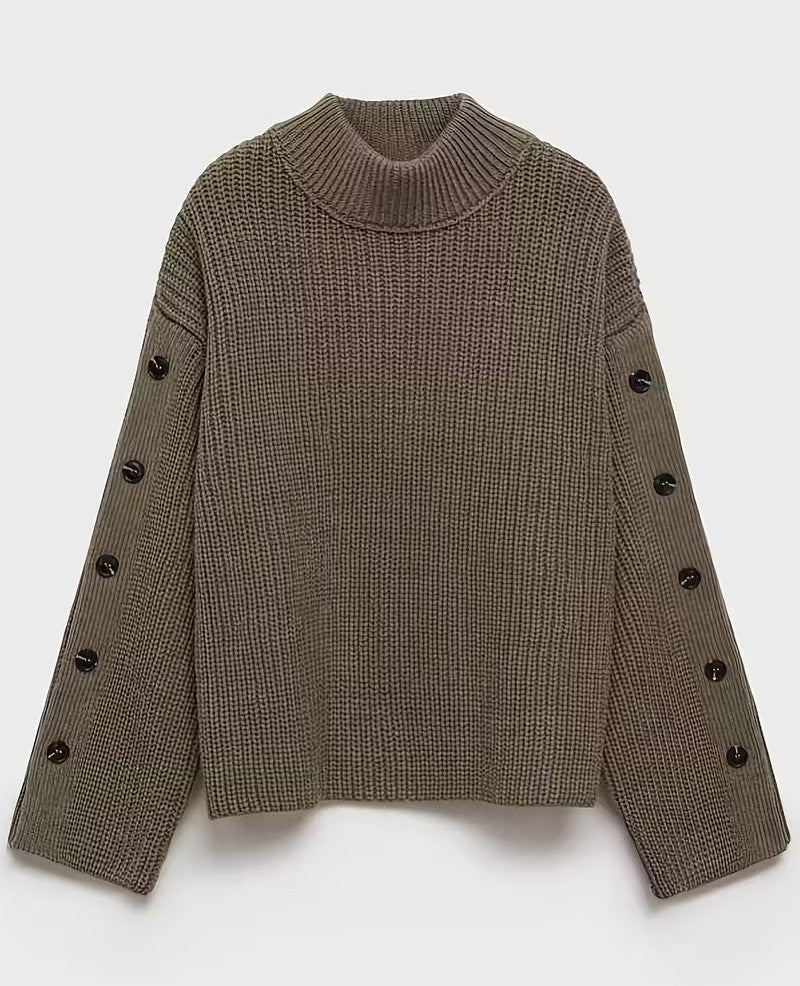 Damski Sweter z Stójką