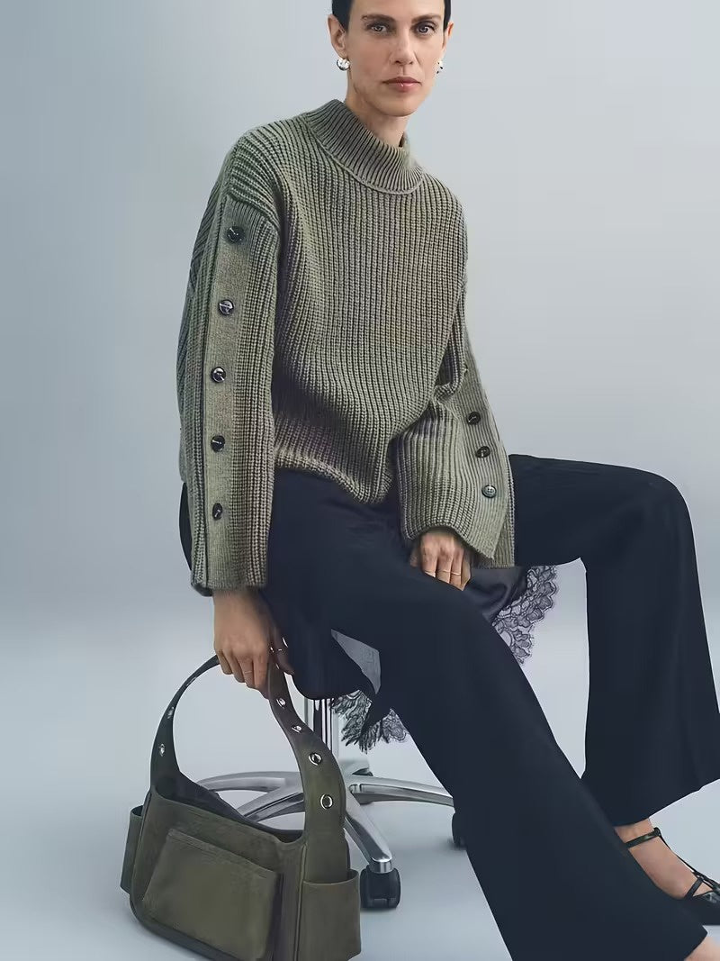 Damski Sweter z Stójką