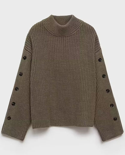 Damski Sweter z Stójką